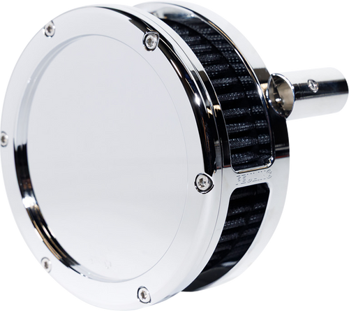 FEULING PARTS 5547-S Slim BA Air Cleaner Kit - Chrome Black Filter Twin Cam