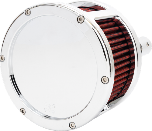 Open Box FEULING PARTS 5427 BA Race Series Air Cleaner Kit - Chrome Red Filter