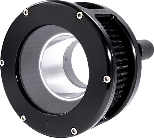 Open Box FEULING PARTS 5534 BA Series Air Cleaner Kit - Black Anodized Black Filter