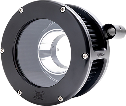 Open Box FEULING PARTS 5564 BA Air Cleaner Kit - Black/Clear with Black Filter '93-'99 Evolution Big Twin