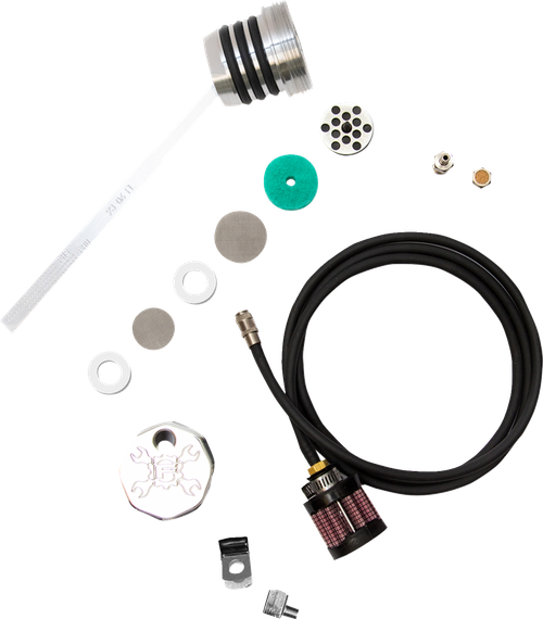 Open Box FEULING PARTS 3094 Vented Dipstick - Black Dyna