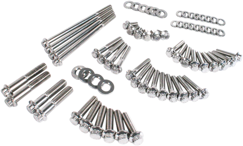Open Box FEULING PARTS 3055 Dress-Up 12-Point External Primary/Transmission Engine Fastener Kit - External Primary/Transmission 12-Point/Dress-Up FX