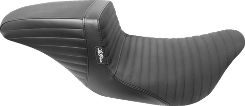 LE PERA LK-597PTGP Kickflip Seat — Pleated w/Gripp Tape - Pleated w/ Gripp Tape Black FL '08-'25
