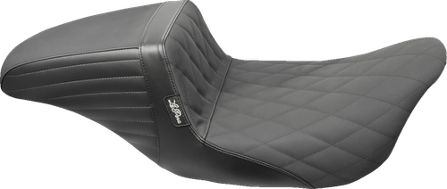 LE PERA LK-597DMGP Kickflip Seat — Diamond w/Gripp Tape - Diamond w/ Gripp Tape Black FL '08-'25