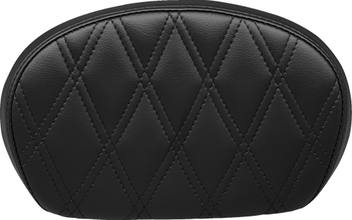 LE PERA L-SBP02DD-DULL Sissy Bar Pad - Medium Double Diamond Dull Black