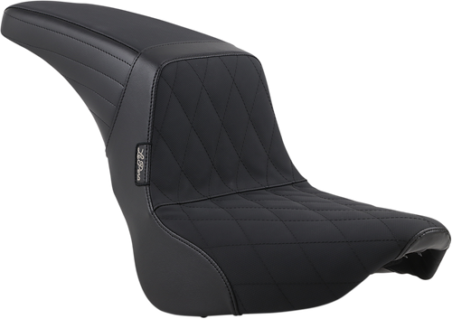LE PERA LYX-590DMGP Kickflip Seat — Diamond w/Gripp Tape - Diamond w/ Gripp Tape Black Softail '18-'23