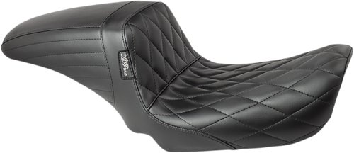 LE PERA LF-591DM Kickflip Seat — Gripper - Diamond Black FXD '04-'05