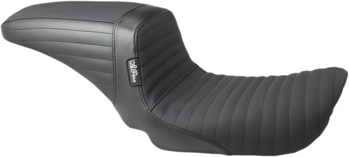 LE PERA LF-591PTGP Kickflip Seat — Pleated w/Gripp Tape - Pleated w/ Gripp Tape Black FXD '04-'05
