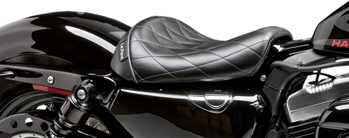 LE PERA LK-006DM Bare Bones Solo Seat - Diamond Stitch Black XL '04-'22