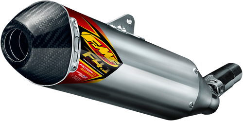 FMF 045558 Factory 4.1 RCT Slip-On Muffler - Stainless Steel with Carbon Fiber End Cap FE 250/350