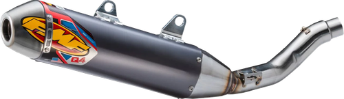 FMF 042402 Q4 Hex Slip-On Muffler - KX450/X