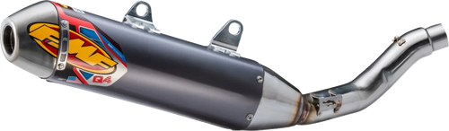 FMF 042410 Q4 Hex Slip-On Muffler - KX250/X