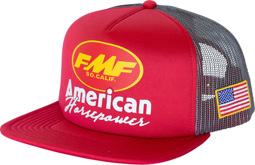 FMF HO25196902RED Pony Power Trucker Hat - Red