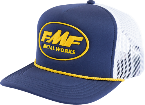 FMF SP26196906NVYOS Classic Metal Hat - Navy One Size
