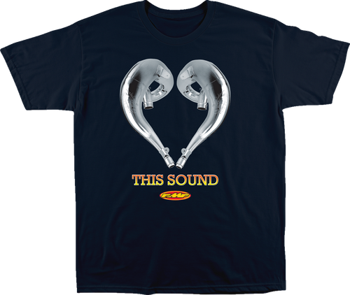 FMF SP23118915NVYS Love This Sound T-Shirt - Navy Small
