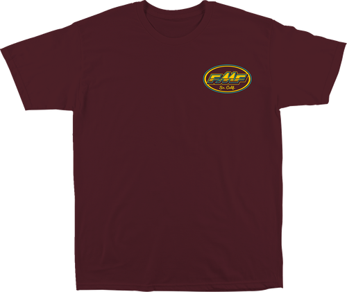 FMF SP24118904MRN2X Golden Stay T-Shirt - Maroon 2XL