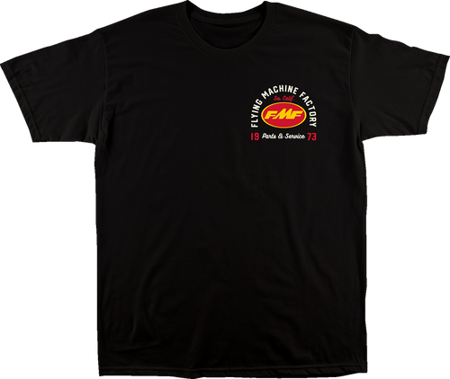 FMF FA24118902BLK2X Exhaust Supply T-Shirt - Black 2XL