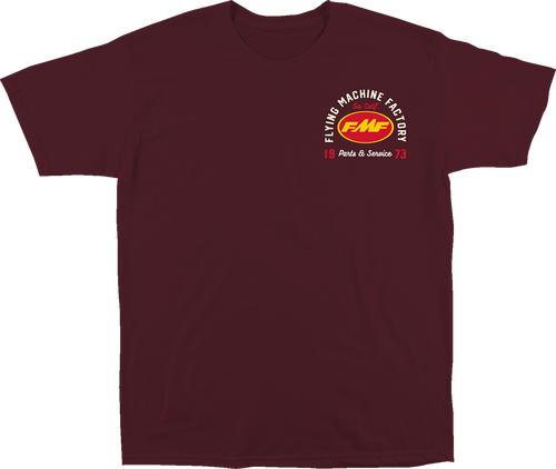 FMF FA24118902MRNXL Exhaust Supply T-Shirt - Maroon XL