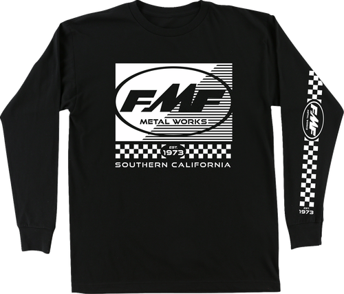 FMF HO24119901BLKMD Metal Works Long-Sleeve T-Shirt - Black Medium