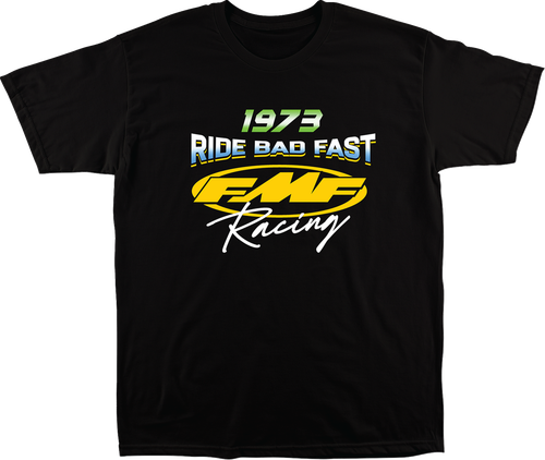 FMF SU25118908BLKLG Photo Finish T-Shirt - Black Large