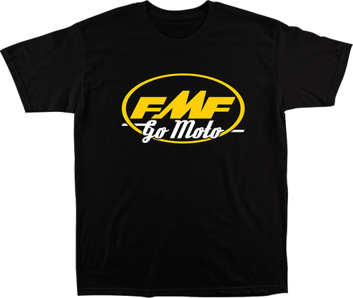 FMF FA25118900BLKLG Go Moto T-Shirt - Black Large