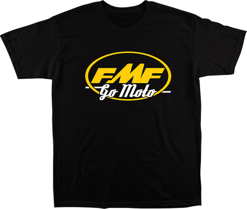 FMF FA25118900BLK2X Go Moto T-Shirt - Black 2XL