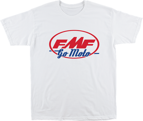 FMF FA25118900WHT2X Go Moto T-Shirt - White 2XL