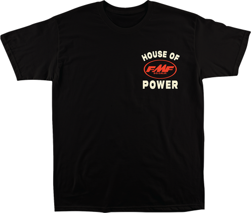 FMF FA25118905BLKSM Moto Shop T-Shirt - Black Small
