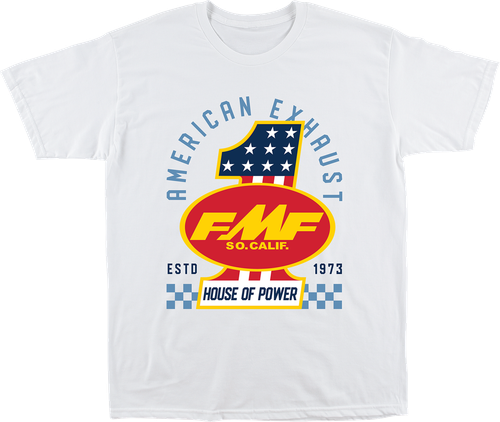 FMF HO25118906WHTSM America First T-Shirt - White Small