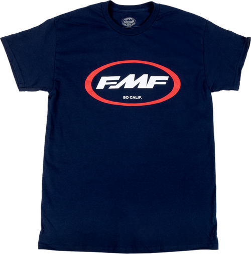 FMF SP23118918NVRSM Factory Classic Don T-Shirt - Navy/Red Small