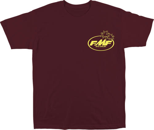 FMF SP26118905MRNL Sun City T-Shirt - Maroon Large