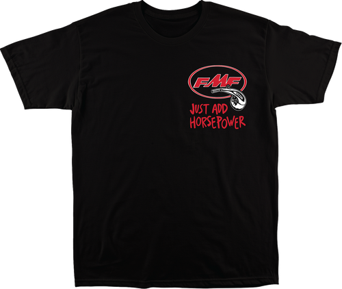 FMF SP26118909BLK2X Horse Power T-Shirt - Black 2XL