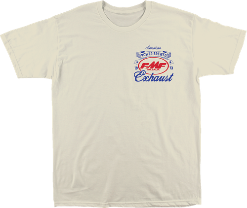 FMF SU26118901-NAT-2X Racing in the USA T-Shirt - Natural 2XL