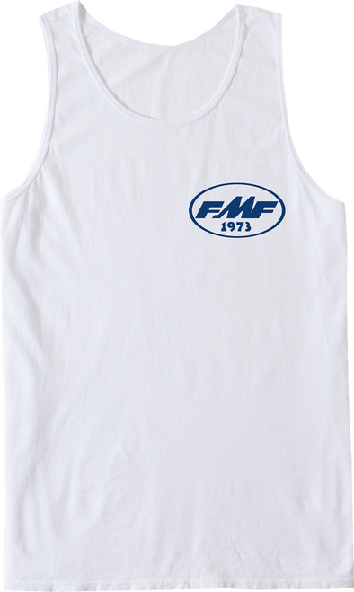 FMF SU26123900-WHT-L Lean In Tank Top - White Large