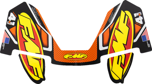 FMF 014850 Exhaust Replacement Decal - 4.1 Colorways Orange