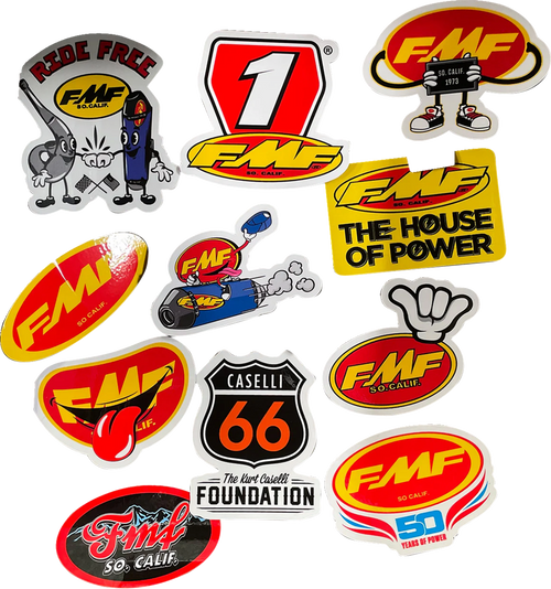 FMF 012518 Fender/Trailer Stickers - Go Fast Have Fun