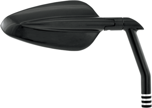 PERFORMANCE MACHINE (PM) 0064-2023-BM Vision Series Mirror - Vision Arrow Side View Triangle Black/Contrast Cut Left/Right