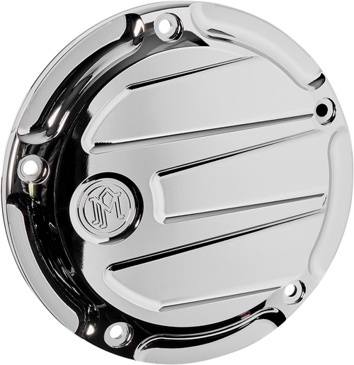 PERFORMANCE MACHINE (PM) 0177-2075M-CH Scallop Derby Cover - Scallop Chrome
