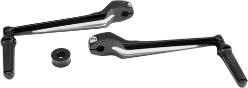 PERFORMANCE MACHINE (PM) 0034-1081-BM Contour Shift Lever and Spacer - FLHT Black