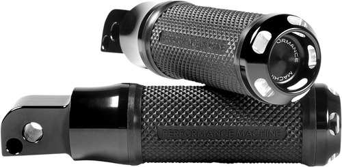 PERFORMANCE MACHINE (PM) 0035-1241M-BM Apex Foot Pegs - M8 Passenger Black