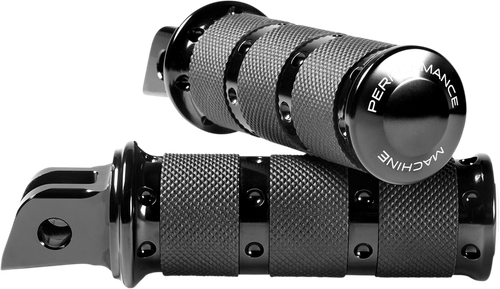 PERFORMANCE MACHINE (PM) 0035-1247M-B XLS Foot Pegs - Black XLS M8