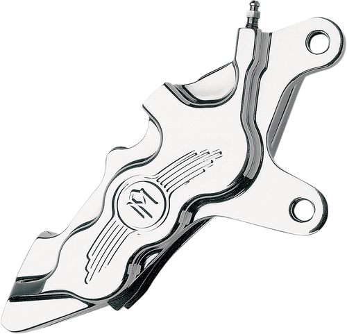 PERFORMANCE MACHINE (PM) 0051-2910-CH Six-Piston Differential-Bore Front Caliper - 11.5" Right Chrome