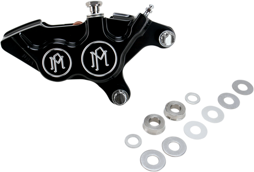 PERFORMANCE MACHINE (PM) 0053-2920-BM Four-Piston Differential-Bore Caliper - Front Right Contrast Cut™ 11.5"