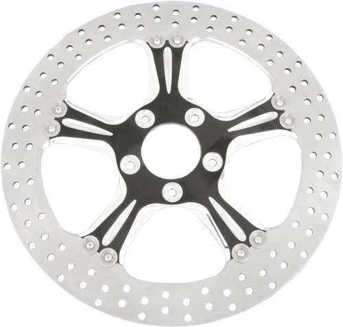 PERFORMANCE MACHINE (PM) 0133-1800WRAS-BMP Two-Piece Brake Rotor - 11.8" Wrath Contrast Cut