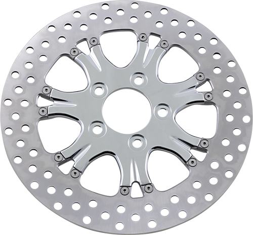 PERFORMANCE MACHINE (PM) 0133-1523HEAS-CH Two-Piece Brake Rotor - 11.5" Paramount Chrome