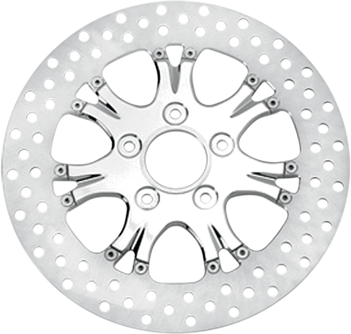 PERFORMANCE MACHINE (PM) 0133-1802HEAS-CH Two-Piece Brake Rotor - 11.8" Paramount Chrome