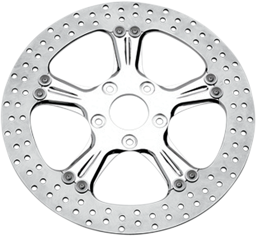 PERFORMANCE MACHINE (PM) 0133-1522WRAS-CH Two-Piece Brake Rotor - 11.5" Wrath Chrome