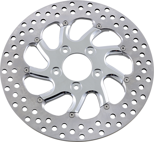 PERFORMANCE MACHINE (PM) 0133-1522TORLS-CH Two-Piece Brake Rotor - 11.5" Torque Chrome