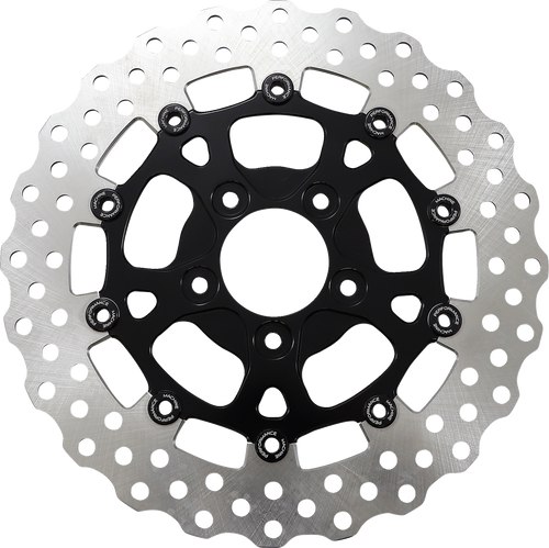 PERFORMANCE MACHINE (PM) 0133-1535S-B Two-Piece Brake Rotor - Front 11.5" Black