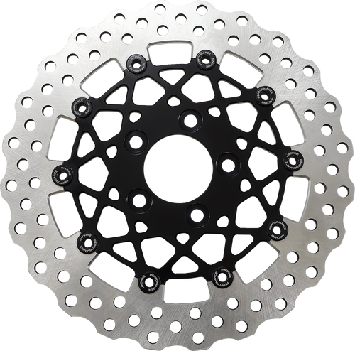 PERFORMANCE MACHINE (PM) 0133-1539S-B Two-Piece Brake Rotor - Rear 11.5" Black